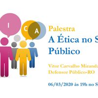 Convite palestra "A Ética no Serviço Público"